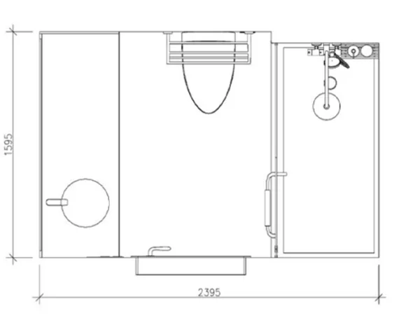 Bathroom Pod 1624-3