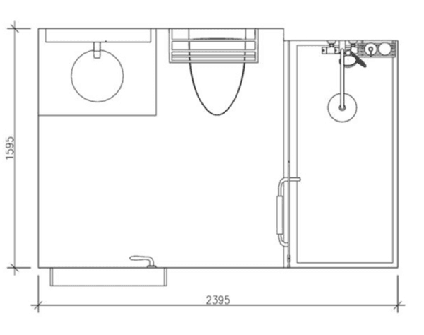 Bathroom Pod 1624-1